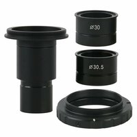 Переходник для камеры Canon, Nikon, SLR, 23, 2 мм, 30 мм, 2 окуляра, для биологического стереомикроскопа, Canon