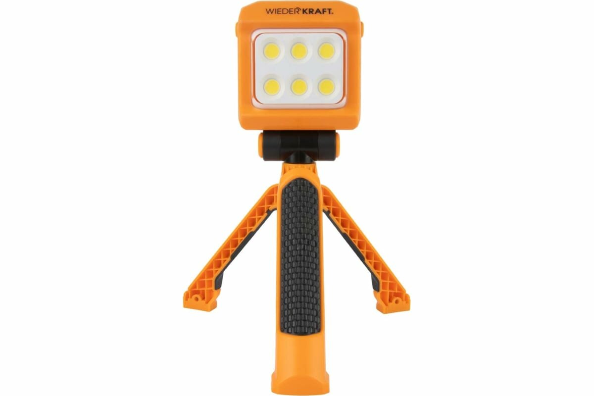 WiederKraft Фонарь-прожектор трансформер переносной светодиодный, 2100 Лм, 4400 мАч WDK-RS2100