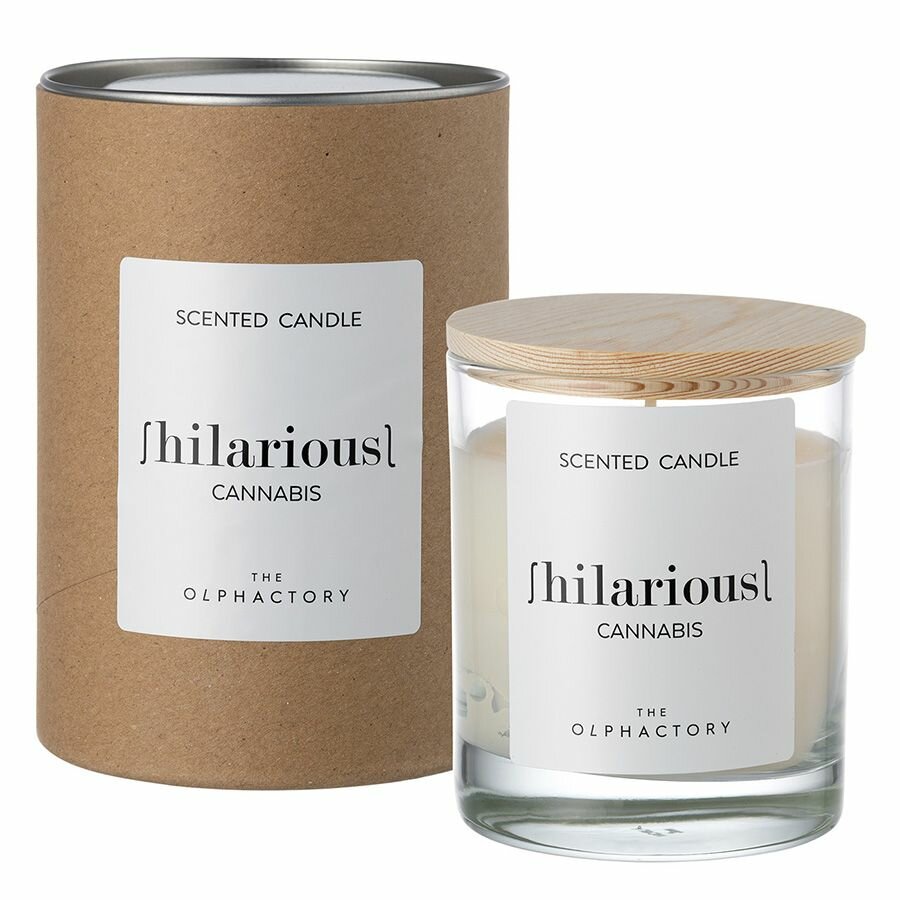 Свеча ароматическая The Olphactory, Hilarious, Cannabis, 40 ч горения