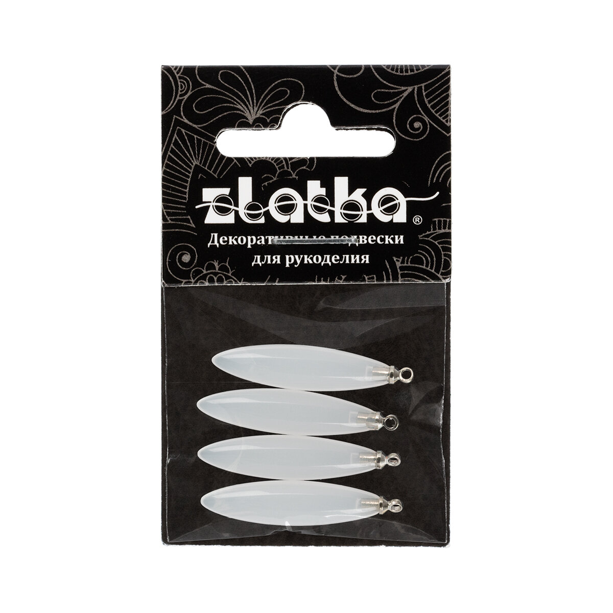 Zlatka Подвеска JCBH-13-UP88 7 x 31 мм, комплект 4 шт №01, детали для украшений и фурнитуры
