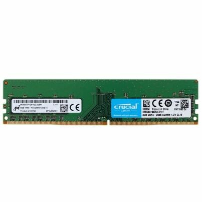 Оперативная память Crucial (CT8G4DFS8266) DIMM DDR4 8ГБ - DDR4, 8ГБх1 шт, 2666 МГц, 19-19-19-40