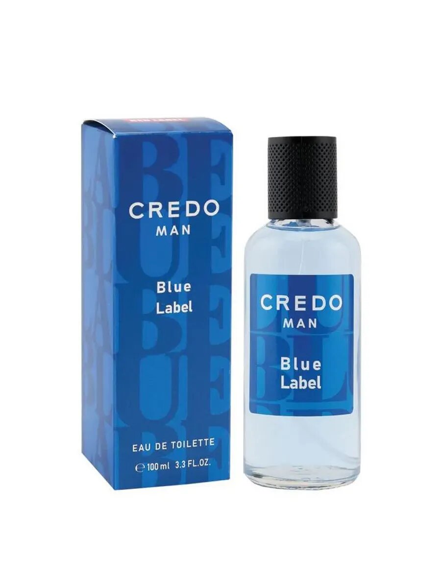 Delta Parfum Credo Man Blue Label мужская, 100 мл