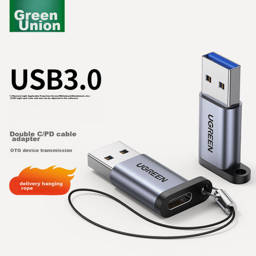 Изображение товара Lulian USB 3.2 to Type-C Adapter OTG Compatible with Apple 16/15, Android, Huawei Phones, Data Cable Converter for USB Drives, Tablets, Laptops, Headphones, Keyboard, Mouse, Car Charger