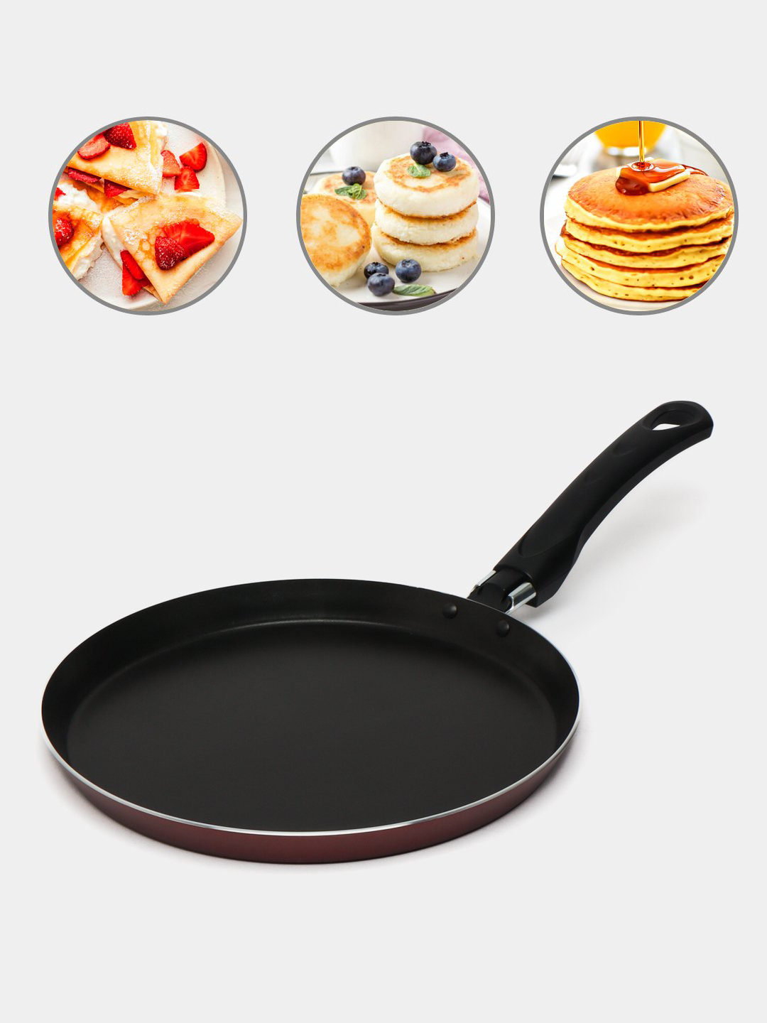 Сковорода KALITVA "Блинница", антипригарная, для индукции, 22 см — фото 1