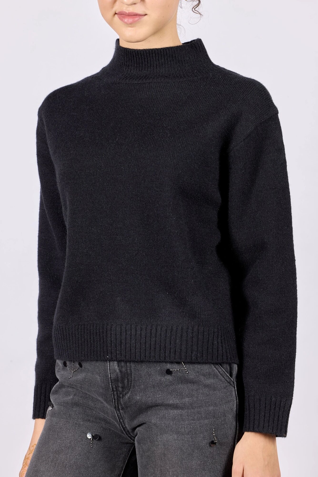 Свитер Selfie, размер L, , черный — фото 1