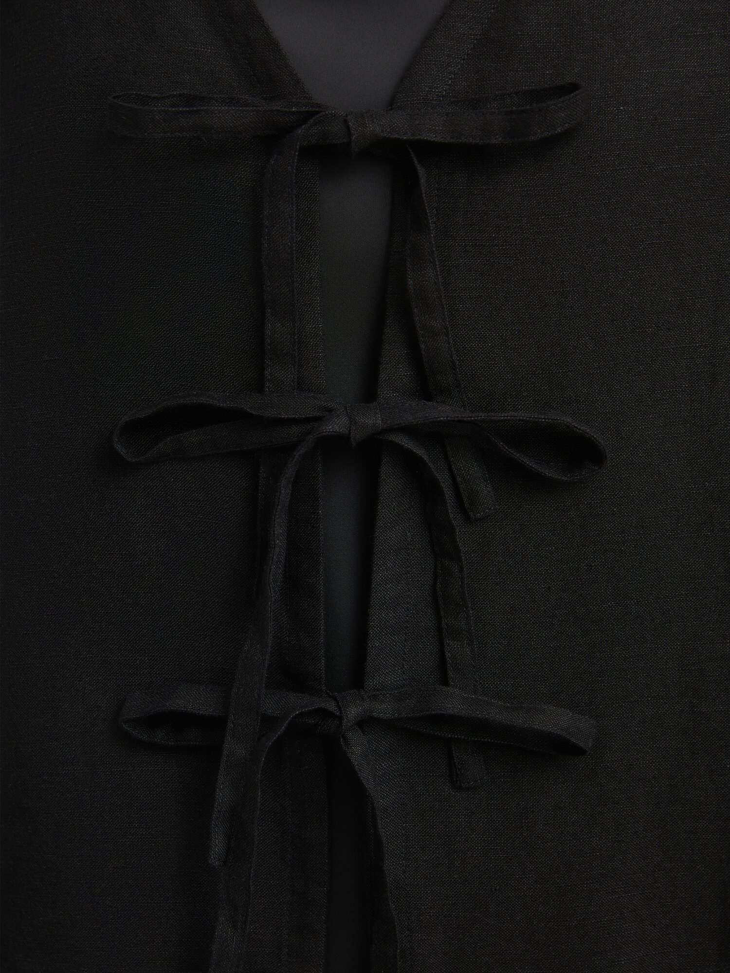 Блуза MUTED AIR LINEN, размер S, темно-серый — фото 1