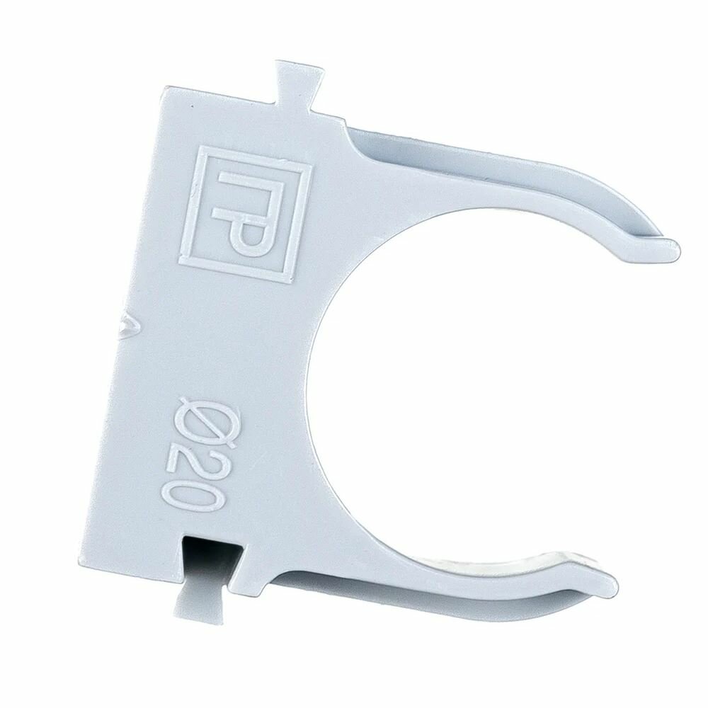 Крепеж клипса для труб ПВХ D20 для пистолета — фото 1