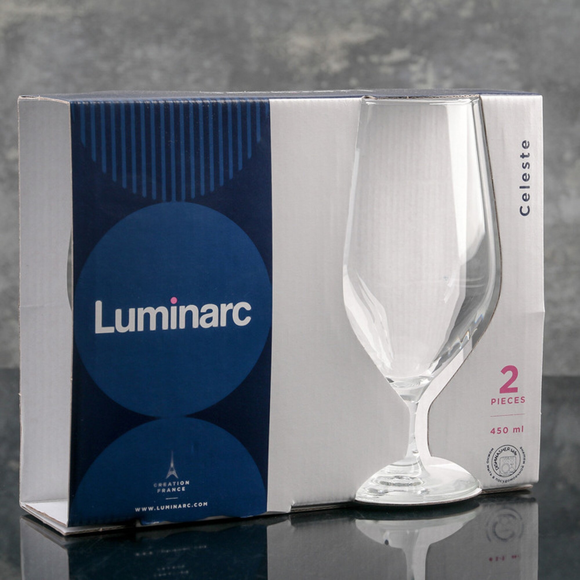 Набор бокалов для пива Luminarc «Селест», 450 мл, 2 шт, стекло — фото 1