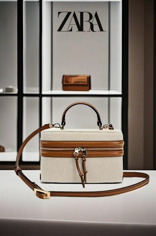 Комплект сумок кросс-боди Zara, brown