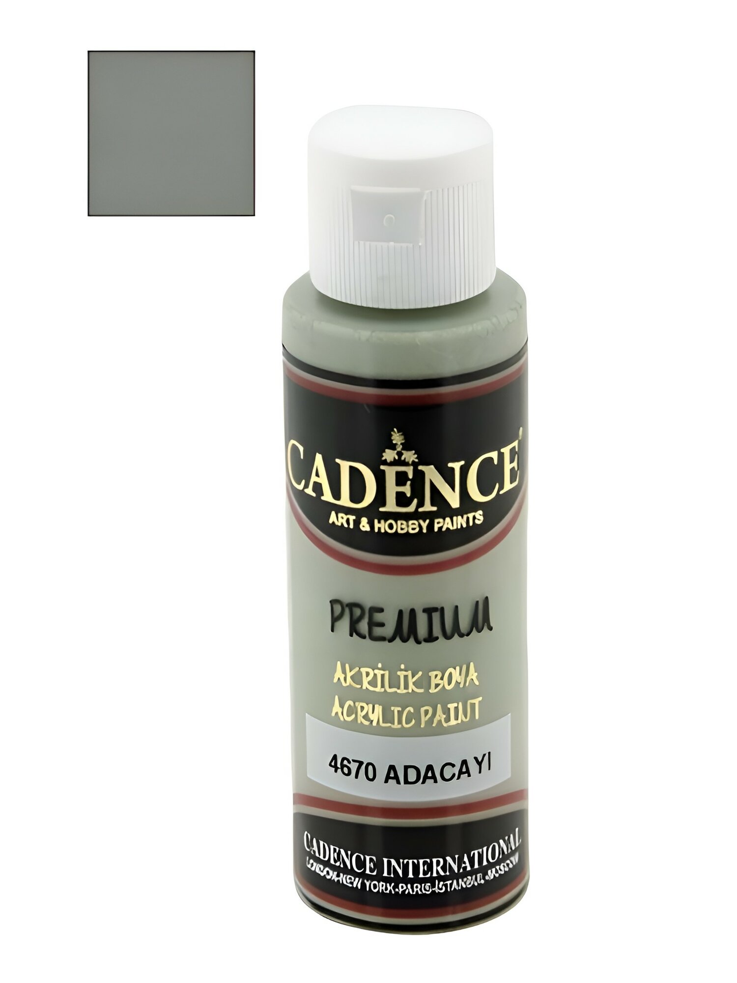 Акриловая краска Cadence Premium Acrylic Paint, 70 мл. Sage-4670