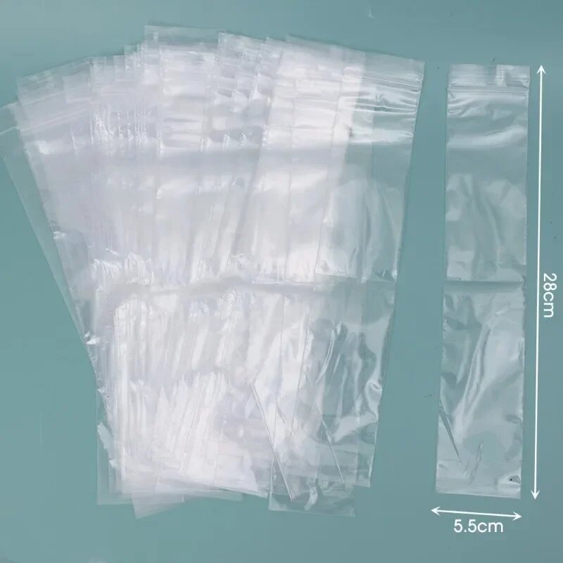 Одноразовые пакеты для мороженого ZGTGLAD, прозрачные, 100 шт, 10pcs, Белый