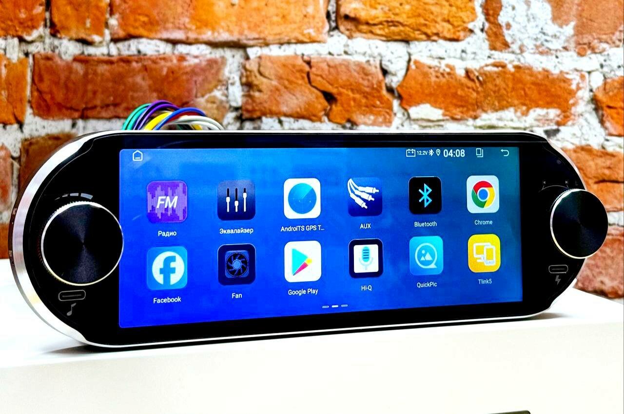 Автомагнитола Android 1 Din. Экраном 4/64 ГБ штатное место двумя крутилками
