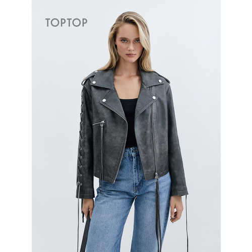 фото Куртка toptop, размер s, серый