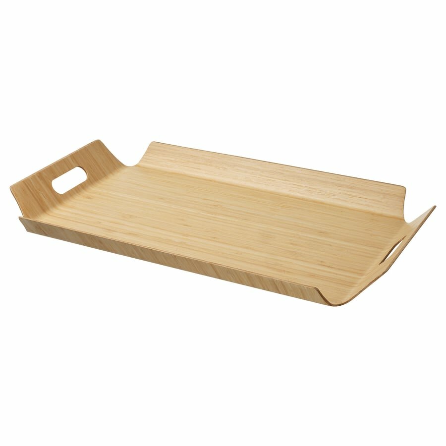 Поднос IKEA SILVERHAJMAL бамбук, 58x38 см. 905.976.65