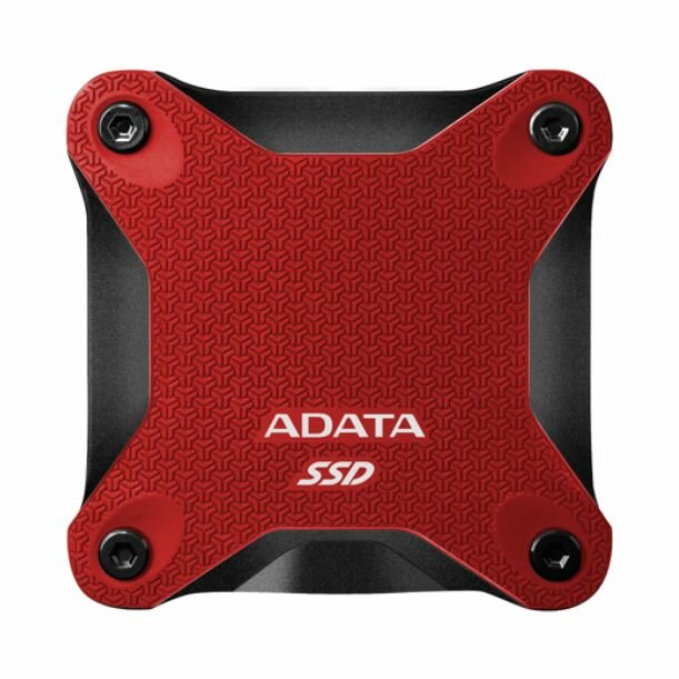 512 ГБ Внешний SSD ADATA SD620 (SD620-512GCRD) красный - USB 3.2 Gen2 Type-A, чтение - 520 Мбайт/сек, запись - 460 Мбайт/сек