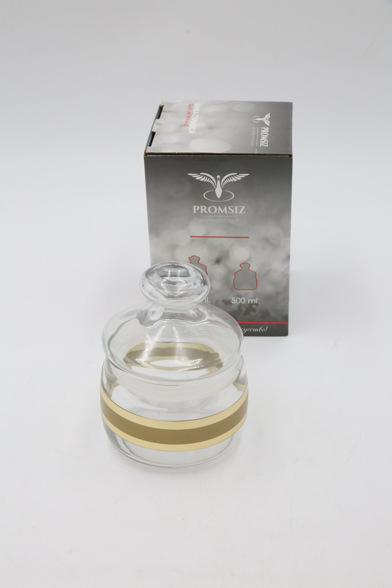 Банка PROMSIZ с уз."ампир" EAV79-554/S/Z/1 500мл 1шт 1х12