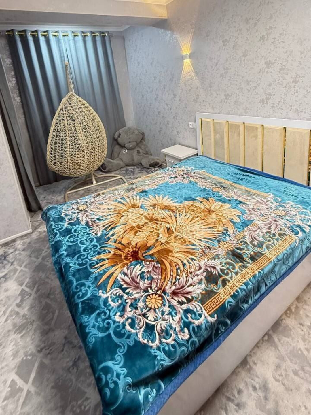 Двуспальное двухслойное одеяло, мягкое и тёплое, 210x230 см, 4.2 кг