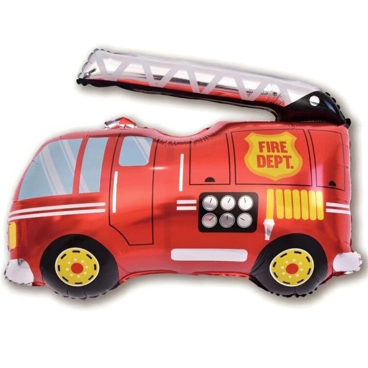 Шар фольгированный Серпантин "Пожарная машина", 80х87 см