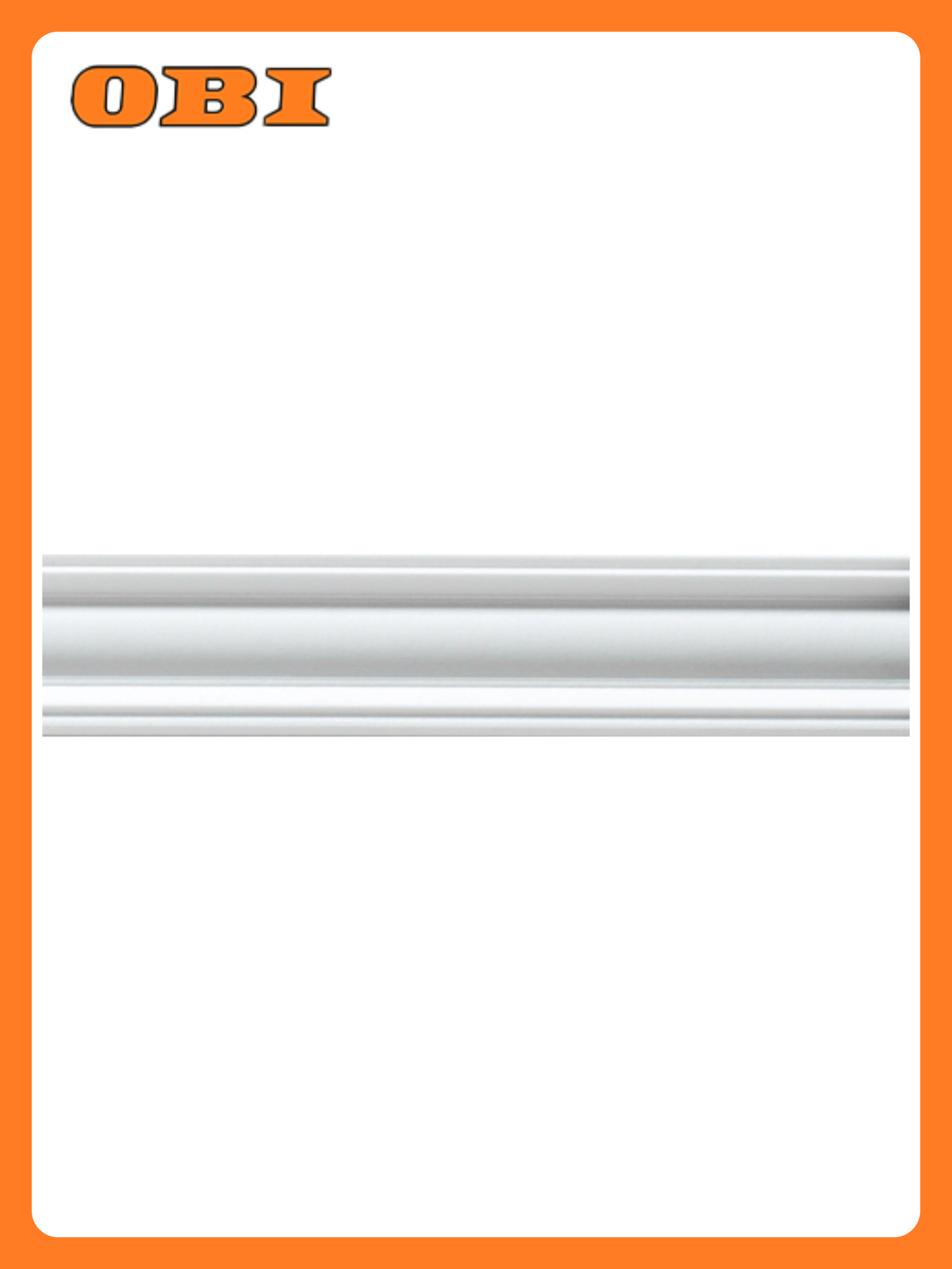 Плинтус потолочный SOLID С30/45 200х41х41 см белый