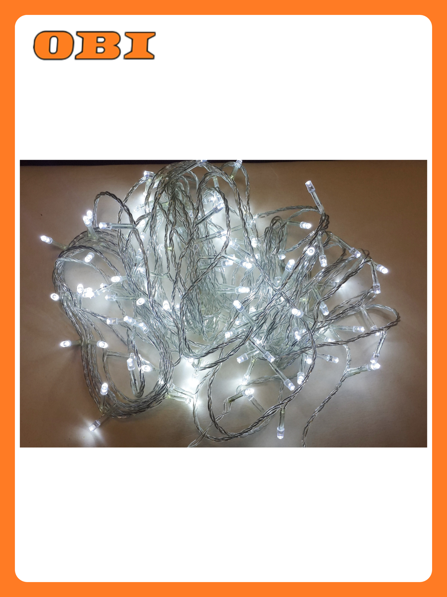 Гирлянда уличная SH Lights 12м 120 диодов теплый белый свет