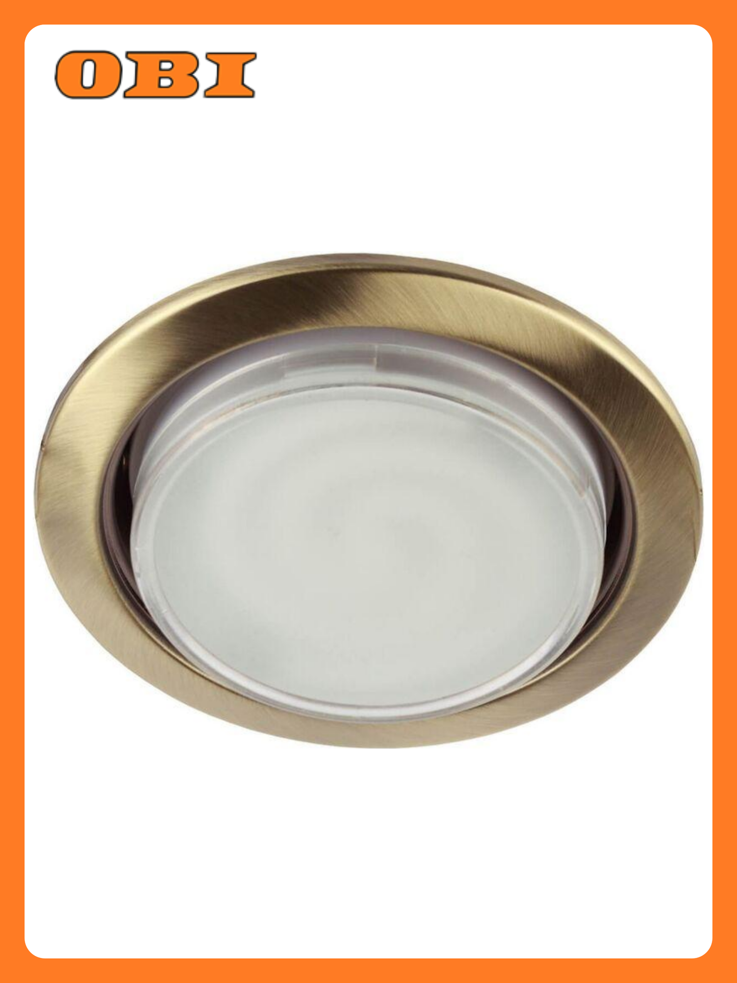 Встраиваемый светильник ЭРА Б0002357 цоколь GX53 круглый потолочный