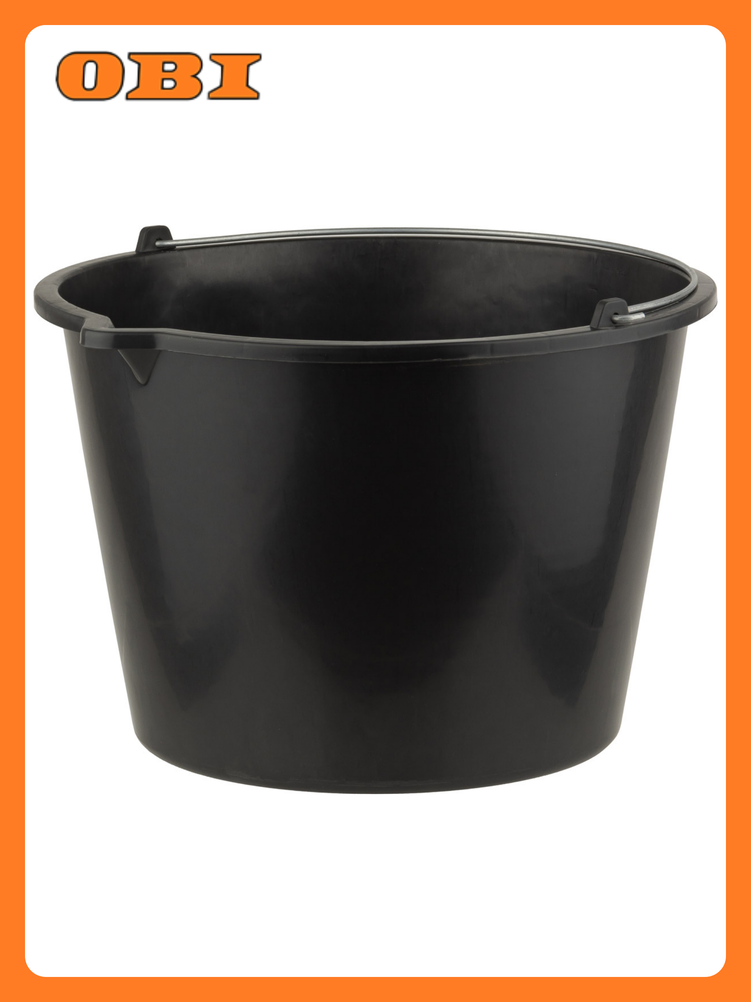 Строительное ведро КЭС эластичное черное 20 л
