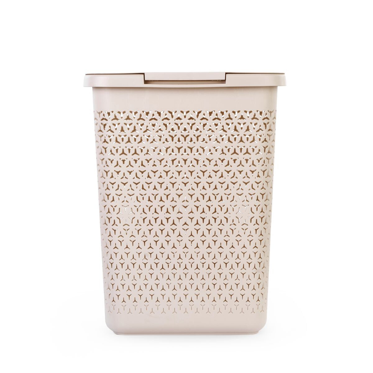 Корзина для белья Альтернатива Элемент прямоугольная 30 л бежевая