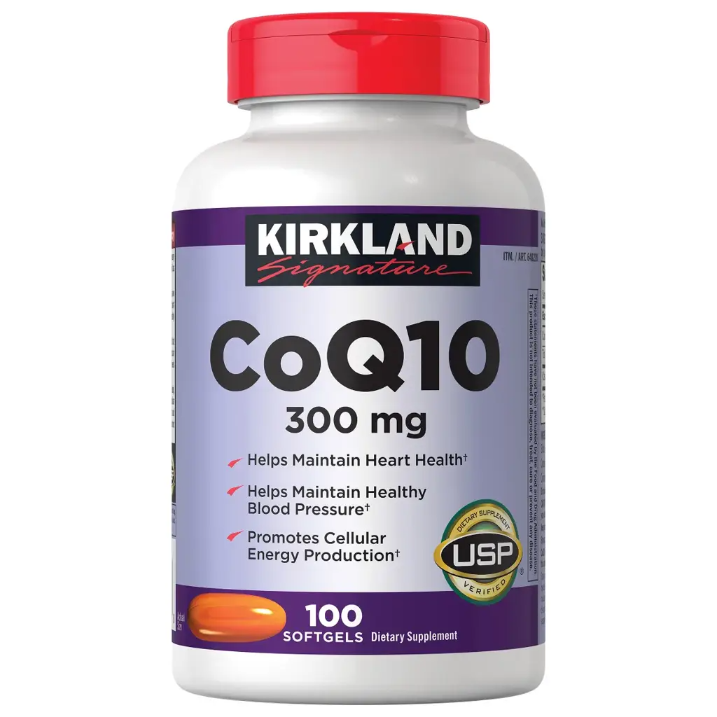 Kirkland Signature CoQ10 300 мг N100 – для сердца, энергии и выносливости