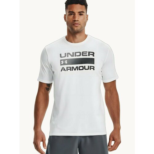 фото Футболка спортивная under armour wordmark, размер m, белый