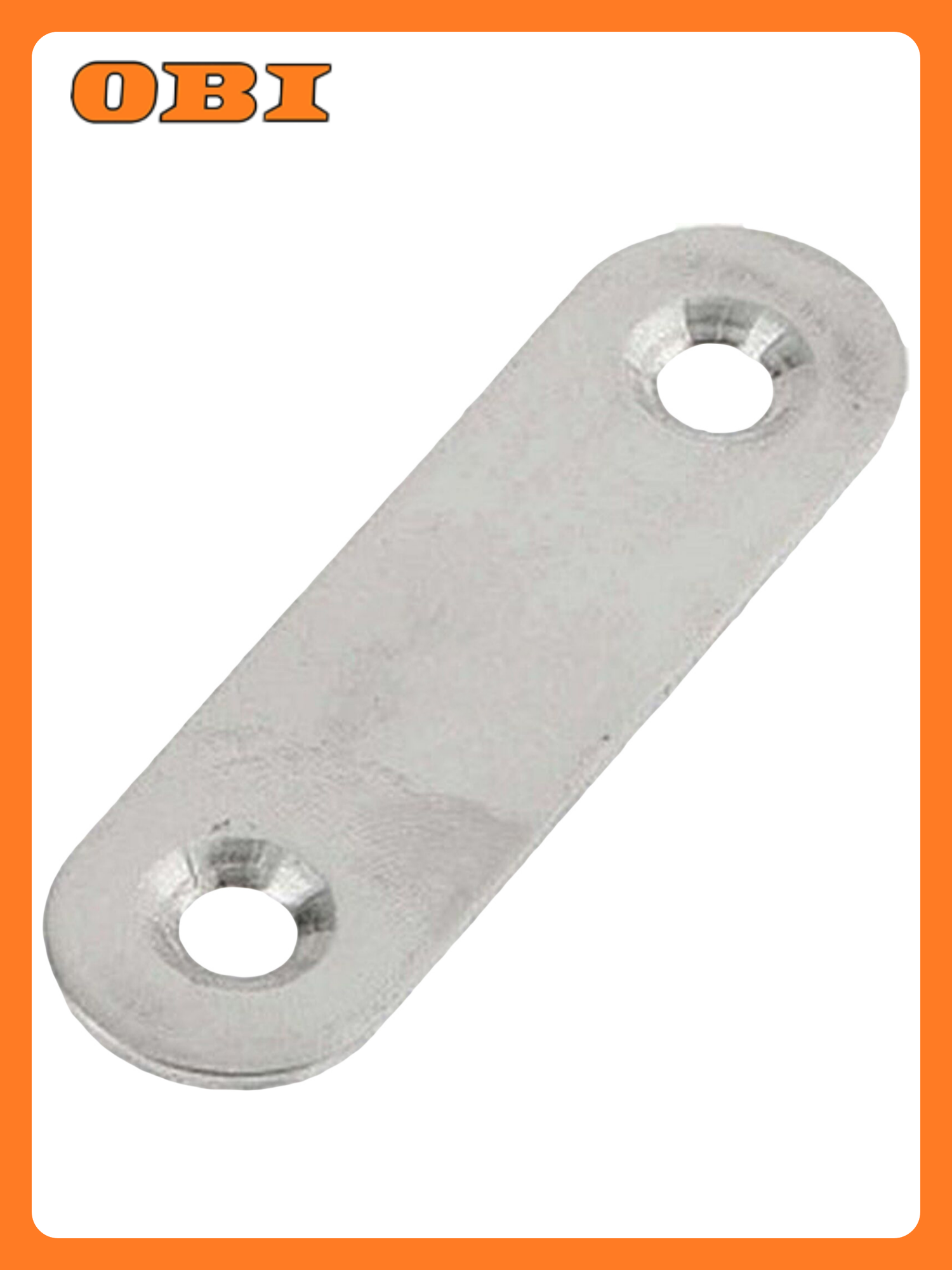 Пластина Tech-KREP оцинкованная сталь серебристая 80x17x2 мм