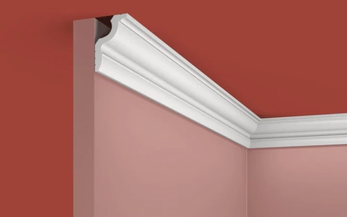 Изображение товара Карниз 4шт, плинтус потолочный 45х30х1750мм Экополимер EVROPLINT VR522