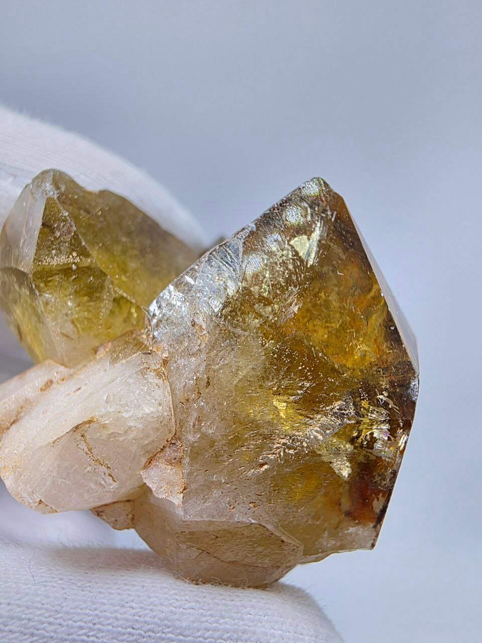 Цитрин (Сросток кристаллов) 37 мм, 46 г. — фото 1