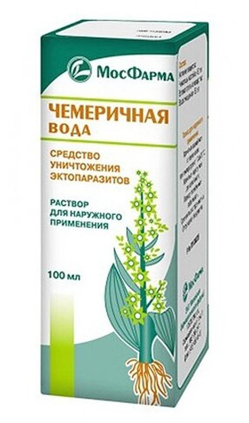 Чемеричная вода раствор для наружного применения 100 мл 1 шт