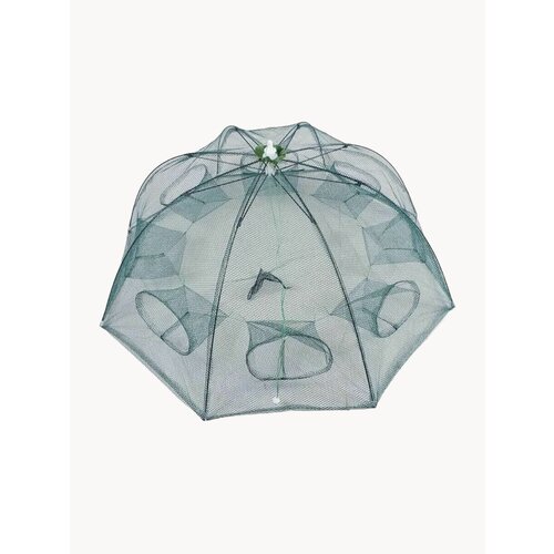 Раколовка зонтик на 8 входов, Верша-паук для ловли раков и рыбы, Fishing Tackle.