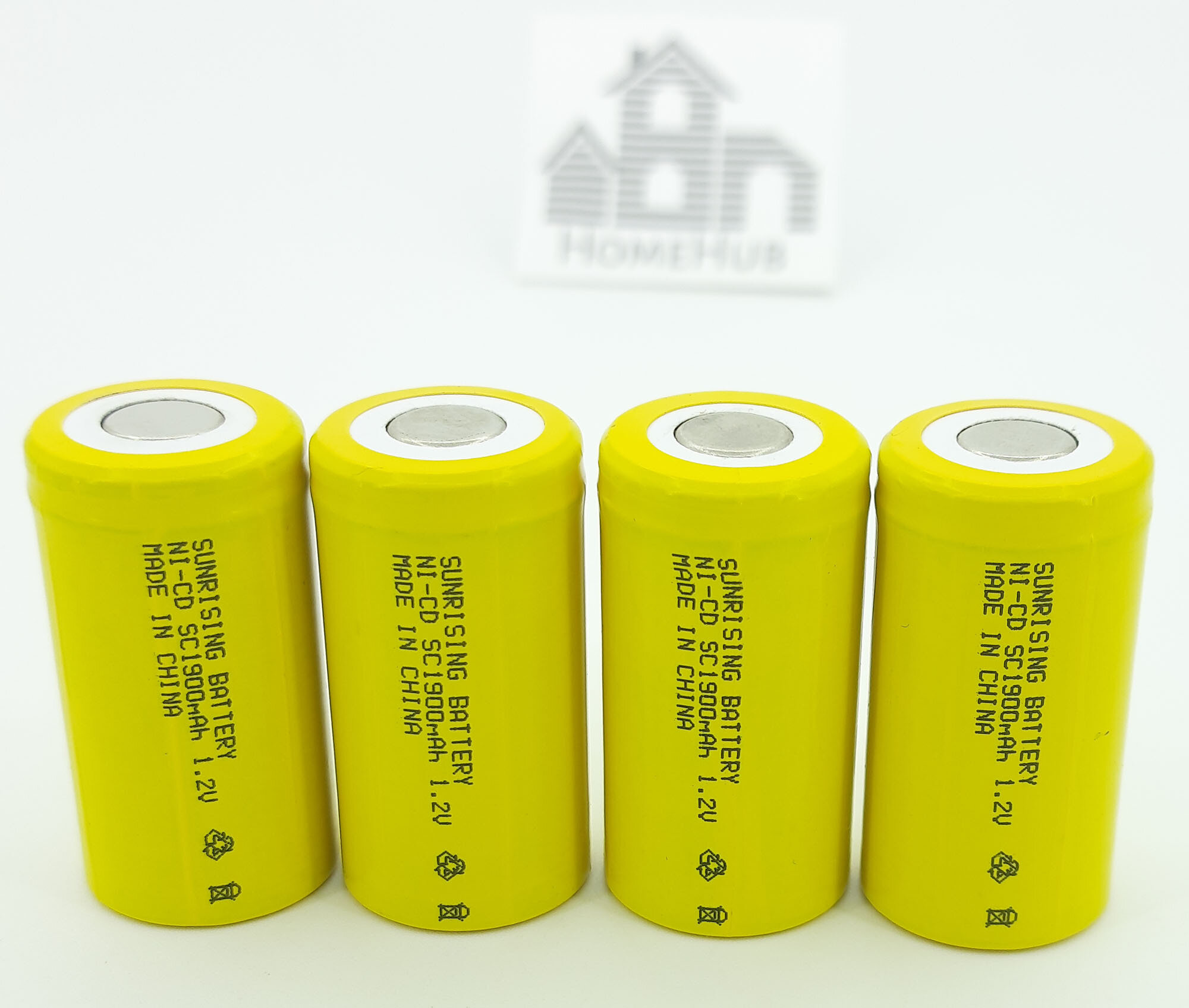 Аккумулятор Sunrising Ni-Cd, SC, 1.2V, 1900mAh, 4шт