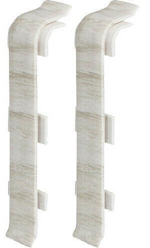 Соединитель для плинтуса Arbiton Indo, цвет 135 Дуб Платиновый, 2шт.