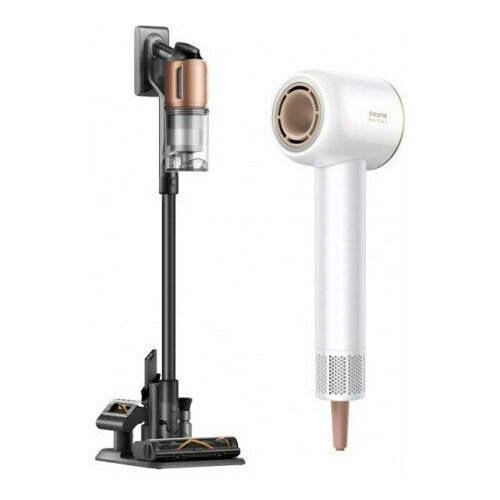 Пылесос Dreame Cordless Vacuum Cleaner Z20 VZV16A Фен Dreame hairdryer Glory White AHD6A-WH евровилка 93060₽