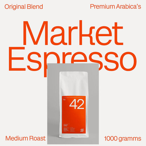 Изображение товара Маркет Эспрессо, кофе в зернах Zarnitsa №42. Арабика 100%, 1 кг.