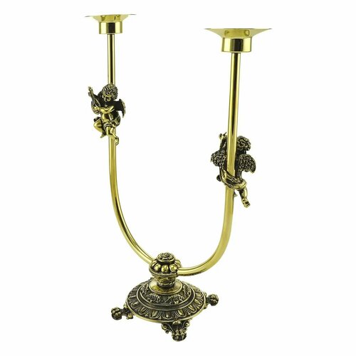 Подсвечник Кольчугинский Мельхиор Амур арт 108486 29900₽