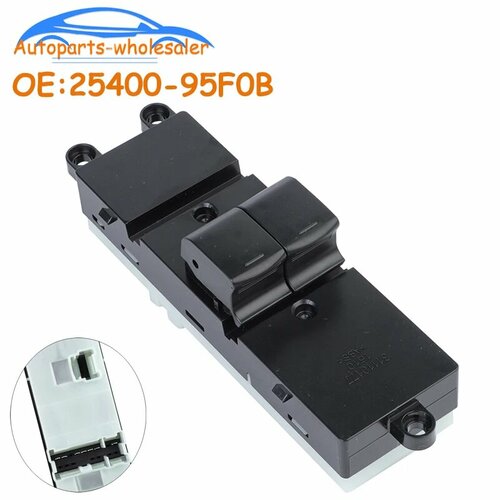 Новый переключатель управления электростеклом 25400-95F0B 2540095F0B для Nissan SUNNY/ALMERA 2006-2013, автомобильные аксессуары, 2540095F0B