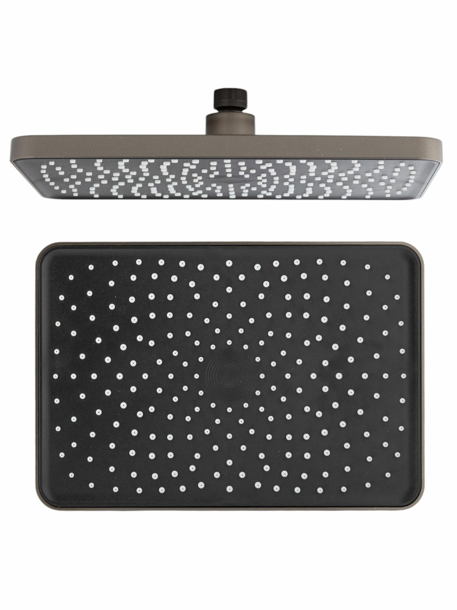 Лейка для тропического душа 20*30 см, графитовая, Wasswe Zimmer — фото 1