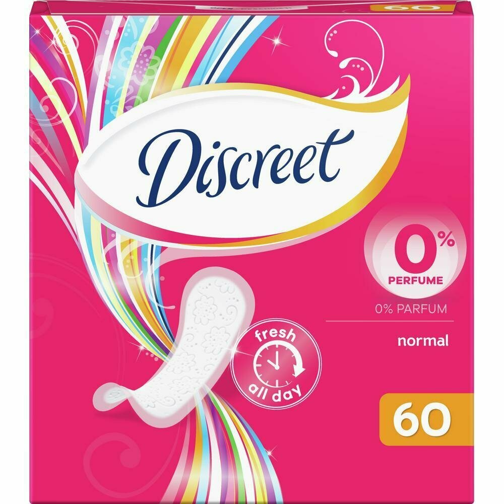 Ежедневные прокладки Discreet женские, Normal Trio, 60 шт