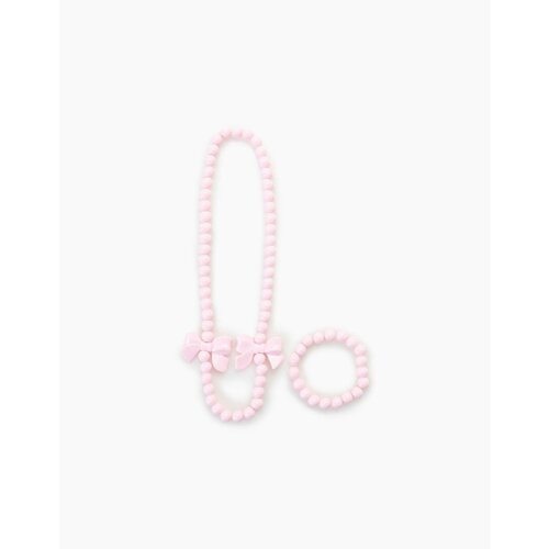 Комплект бижутерии Gloria Jeans колье розовый 199₽