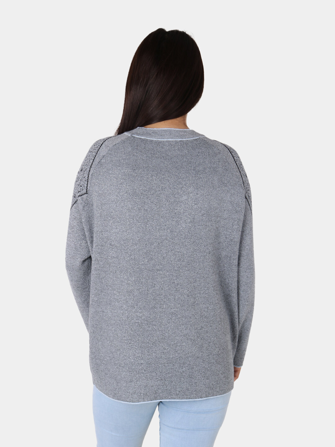 Свитер размер One Size, , серебряный — фото 1