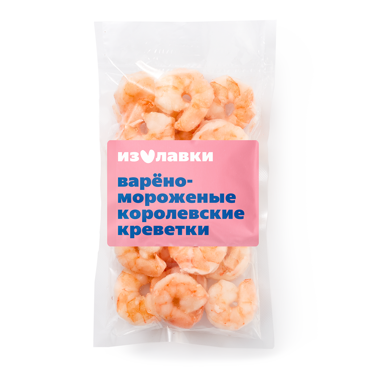 Креветка Королевская 50/70 «Из Лавки» белоногая очищенная варёно-мороженая