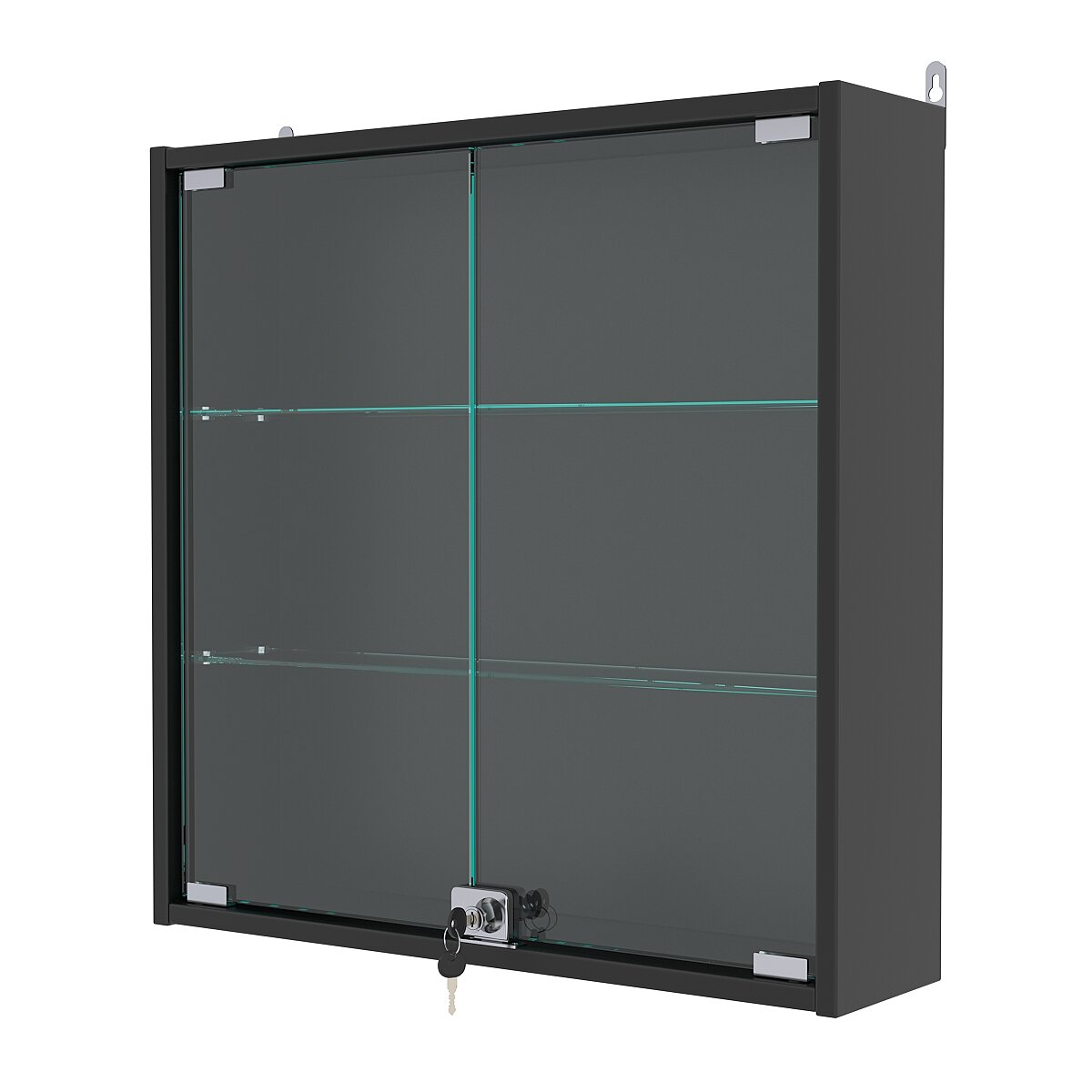 Витрина настенная №1-1А Черный. Производитель товара - компания Westcom.