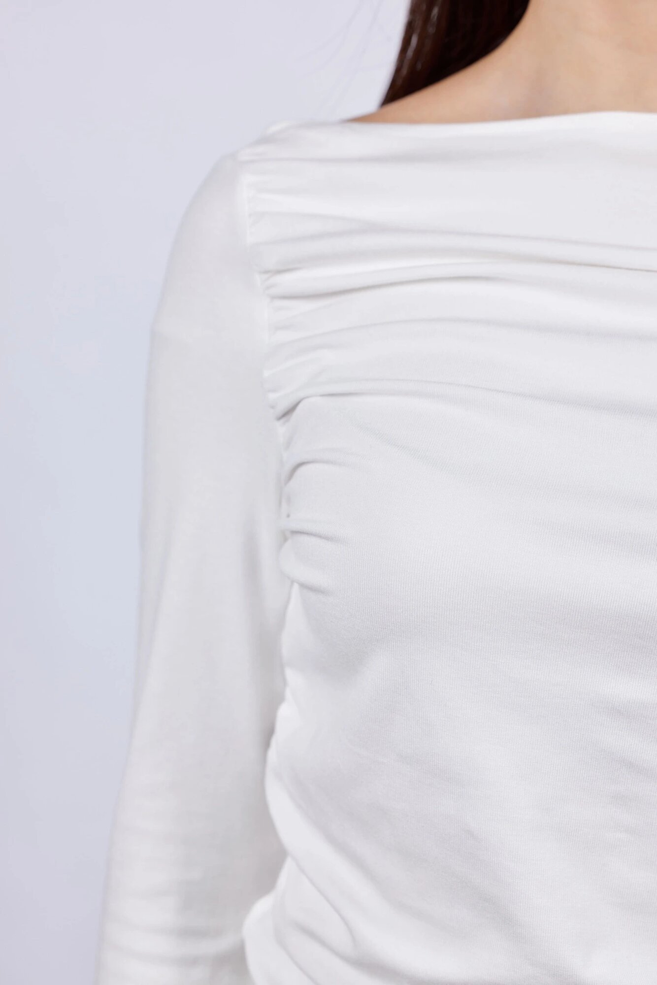 Лонгслив Selfie, размер XS, , белый — фото 1