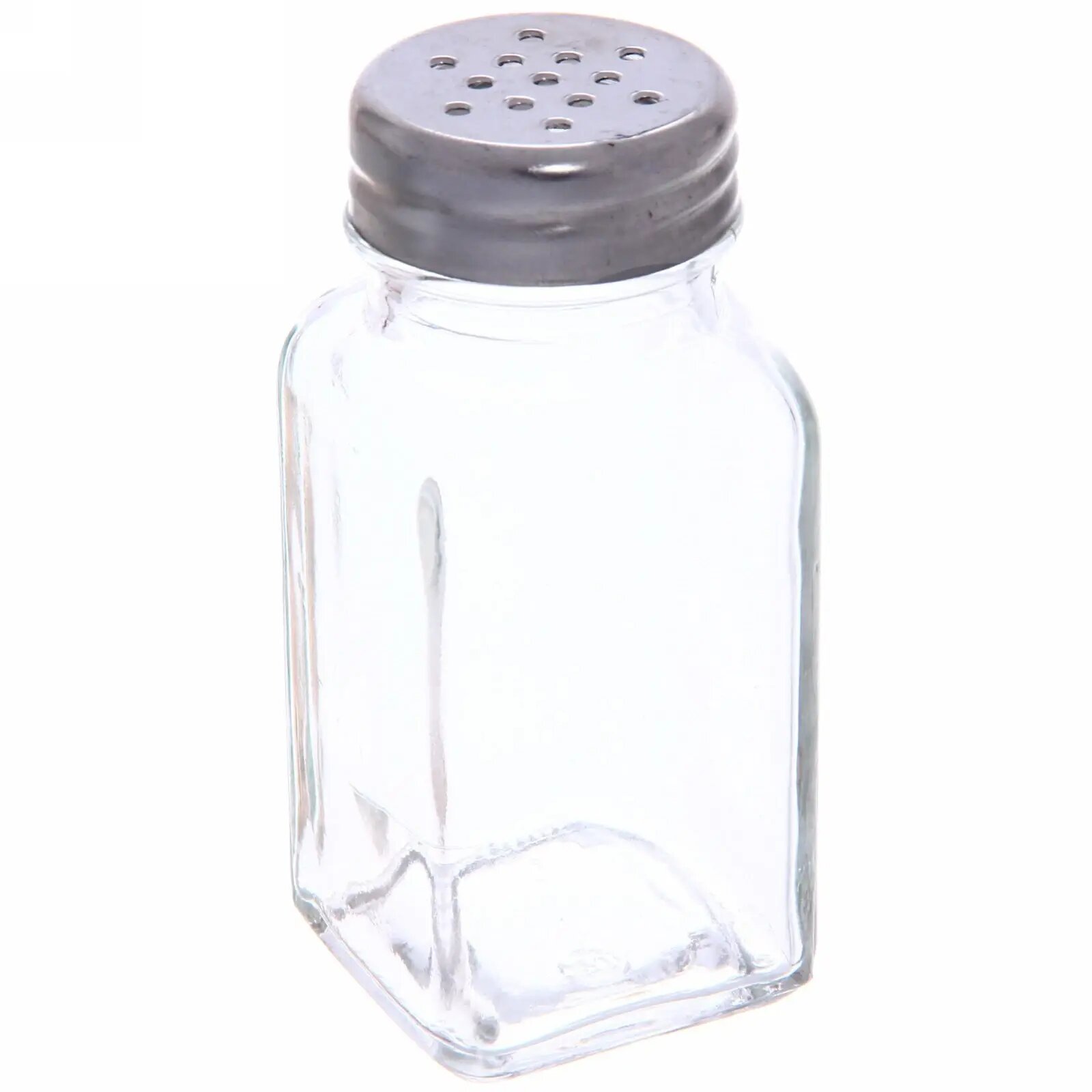 Солонка «Классика», стеклянная с металлической крышкой, для специй и приправ