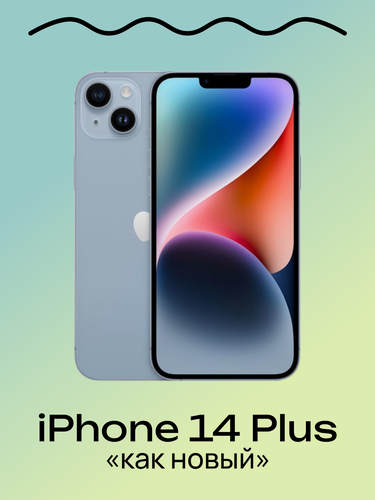 Изображение товара Смартфон Apple iPhone 14 Plus 128 ГБ, Dual: nano SIM + eSIM, синий