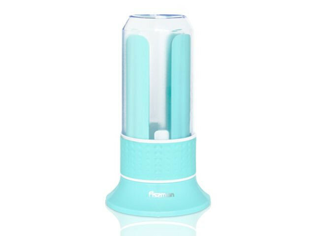 8706 FISSMAN Резак для овощей с 2 сменными лезвиями и овощечисткой (нерж. сталь в пластиковом корпусе)